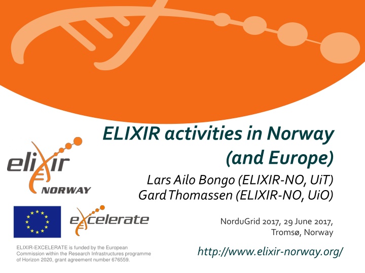 ELIXIR Activities in Norway and Europe: Building a Sustainable Biological Information Infrastructure