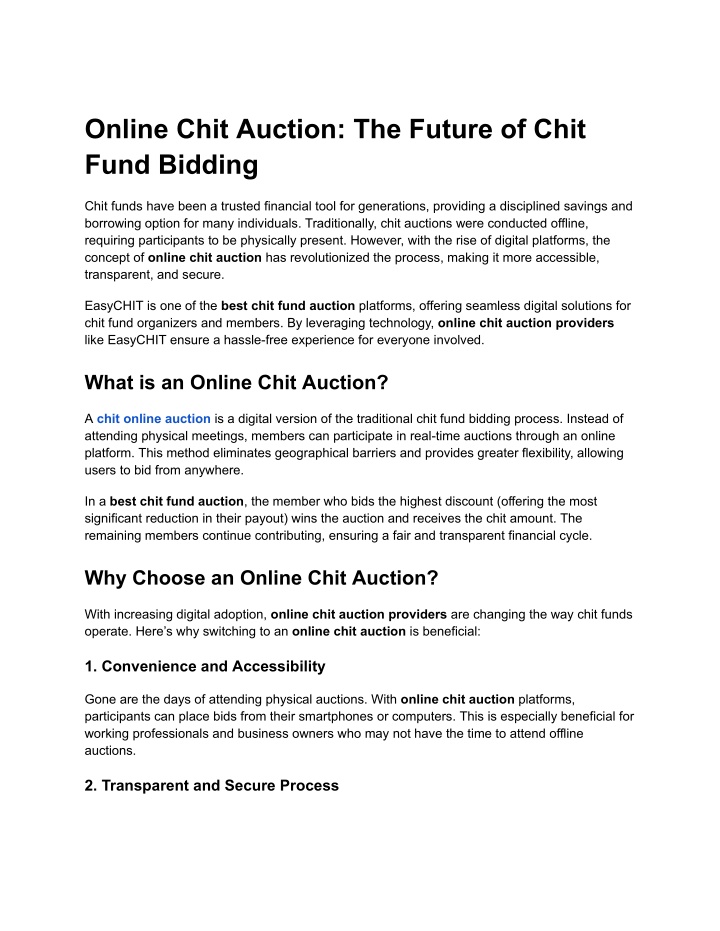 online chit auction the future of chit fund n.w
