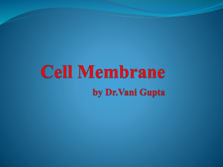 Gateway to the Cell: Nerve Cells & Cell Membrane Functions