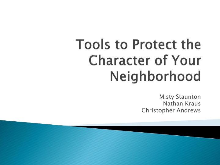Houston City Ordinances for Preserving Neighborhood Character