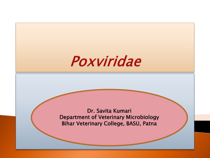 Dr.  Dr. Savita Savita  Kumari Kumari Department of Veterinary Microbiology Bihar Veterinary College, BASU, Patna Department of Veterinary Microbiology Bihar Veterinary College, BASU, Patna
