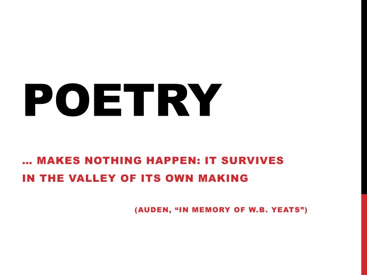 Uncovering Poetry's Treasures