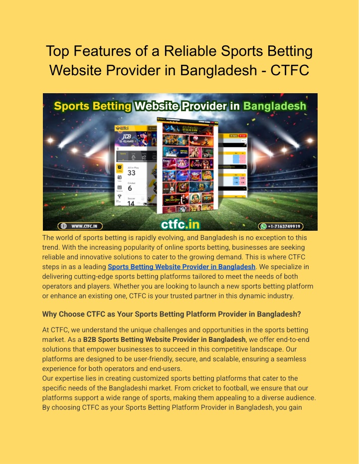 top features of a reliable sports betting website n.w