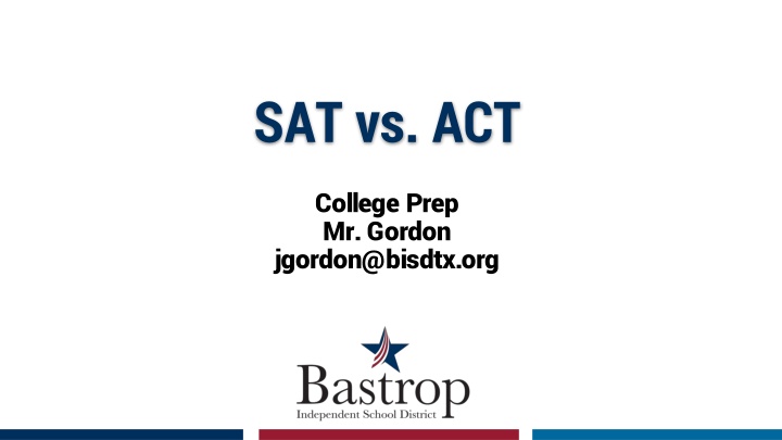 SAT vs. ACT College Prep Overview