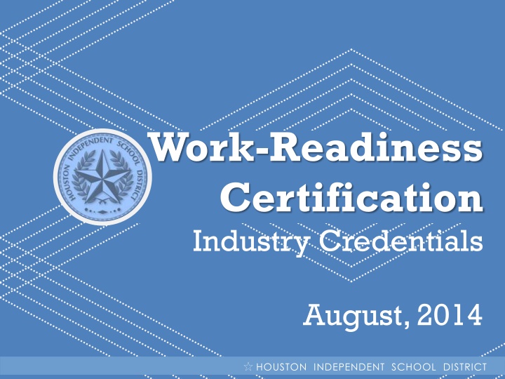 Work-Readiness Certification & Graduation Requirements