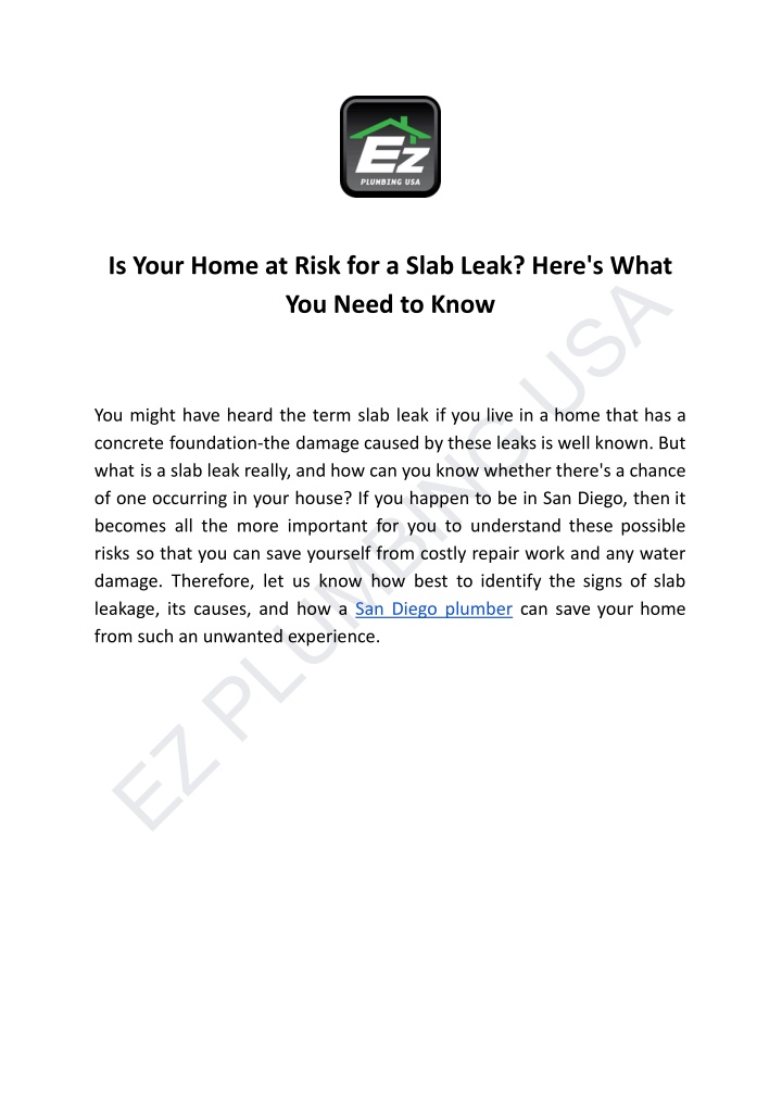 is your home at risk for a slab leak here s what n.w