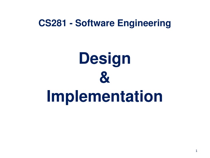 Design & Implementation
