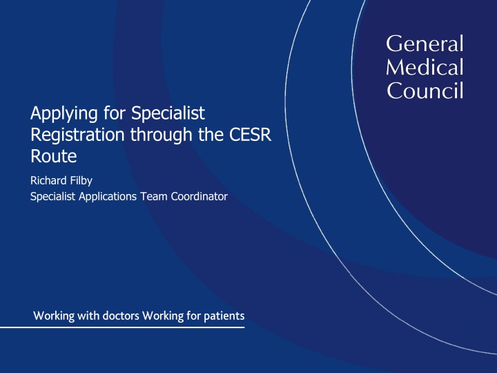 CESR Route for Specialist Registration - Eligibility and Application Process