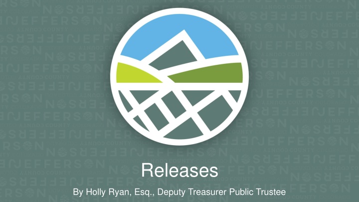 Release of Deed of Trust