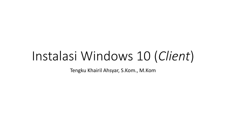 Step-by-Step Guide for Installing Windows 10 on VirtualBox