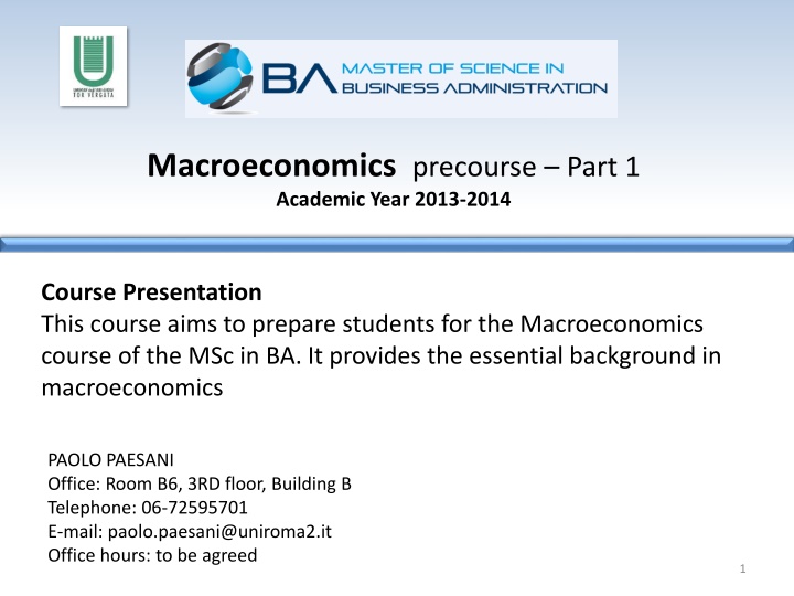 Macroeconomics
