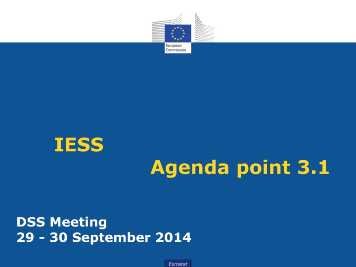 DSS Meeting September 2014 Eurostat Insights
