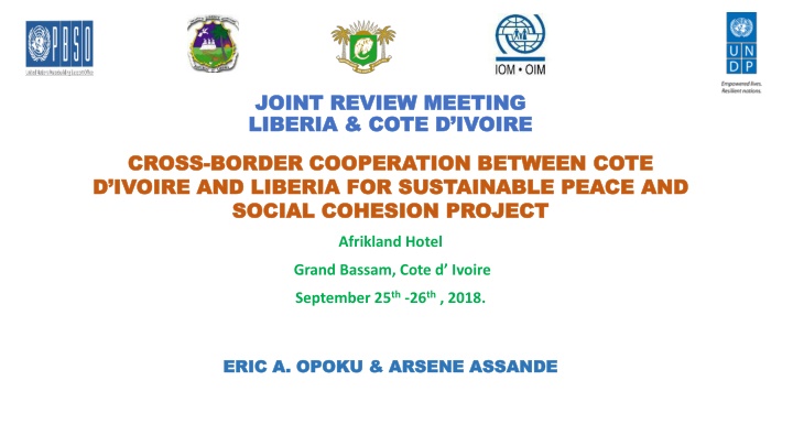 Cross-Border Cooperation Project for Sustainable Peace and Social Cohesion