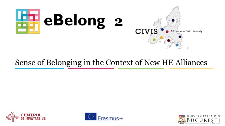 Sense of Belonging in the Context of New HE Alliances