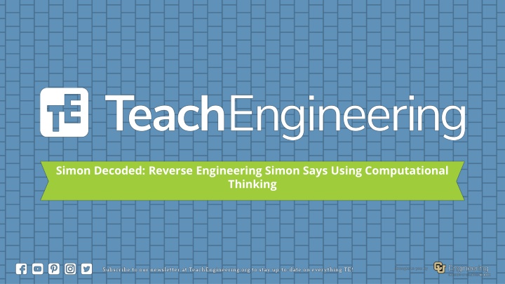 Decoding Simon: Reverse Engineering and Computational Thinking