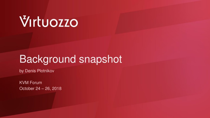 Background snapshot