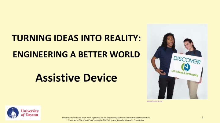 Engineering a Better World: Turning Ideas into Reality