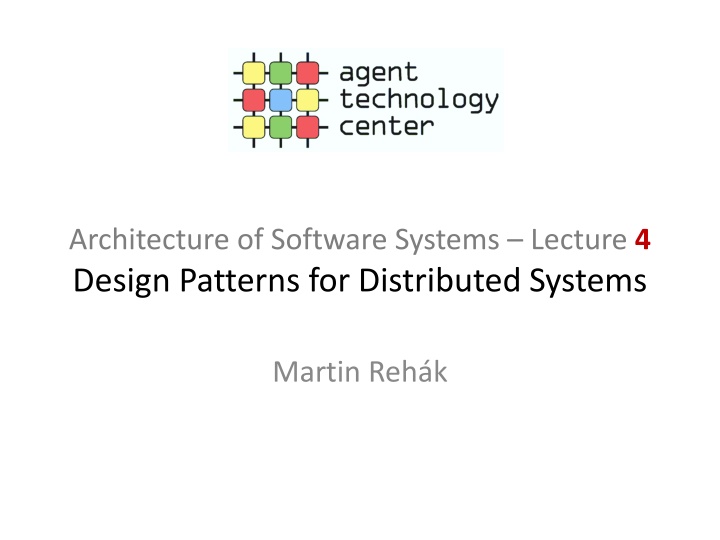 Design Patterns for Distributed Systems Overview