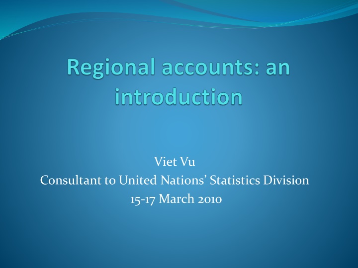 Tackling Issues in Regional Economic Compilation