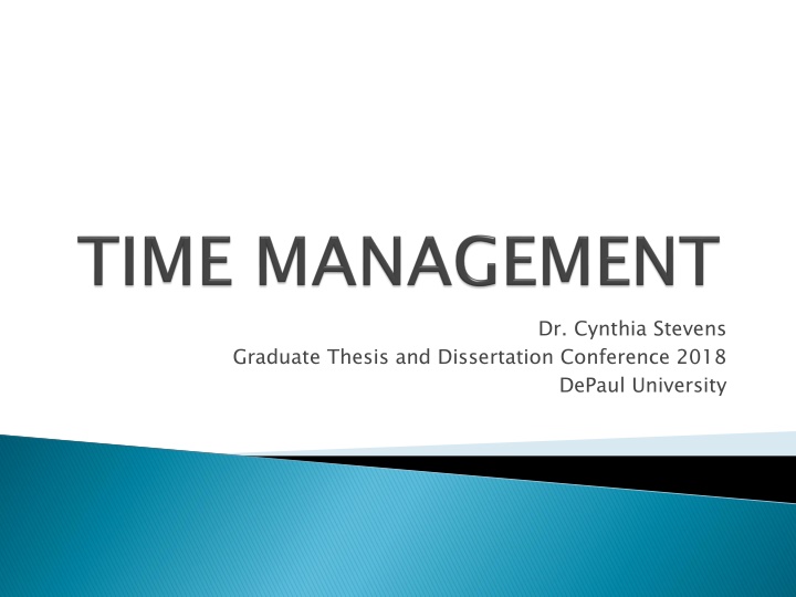 Dr. Cynthia Stevens Thesis Conference Highlights