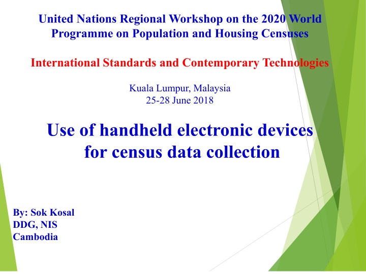 Electronic Data Collection Advancements in Cambodia
