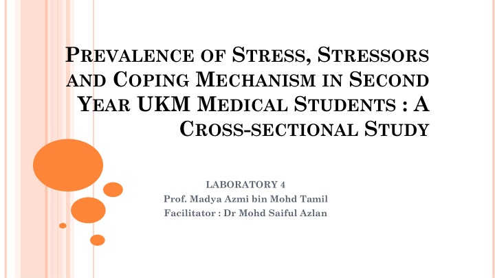 Stress and Cultural Expectations