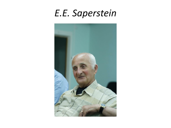 Decoding E.E.Saperstein - An Intriguing Exploration