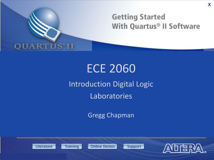 Digital Logic Laboratories - Introduction and Syllabus