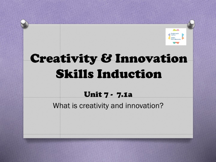 Creativity & Innovation: Unleashing Originality for Value