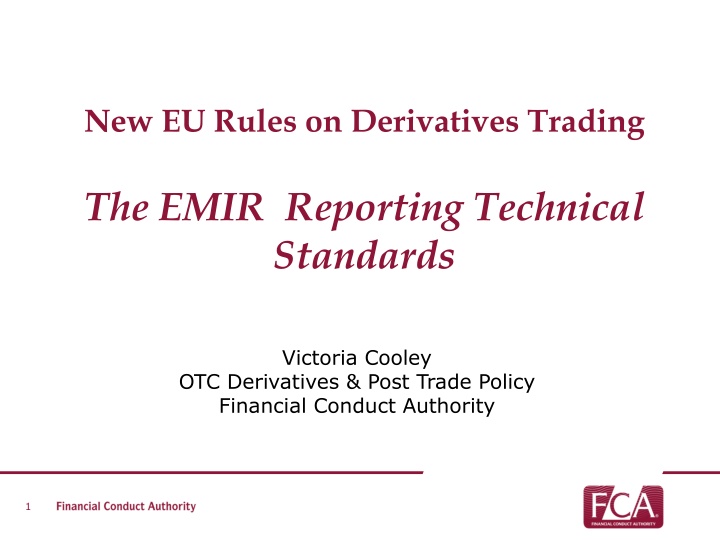 New EU Rules on Derivatives Trading and Reporting
