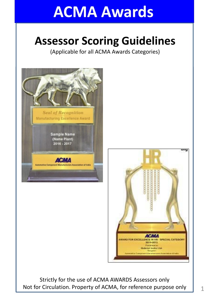 ACMA Awards Assessor Scoring Guidelines PM_44_G19