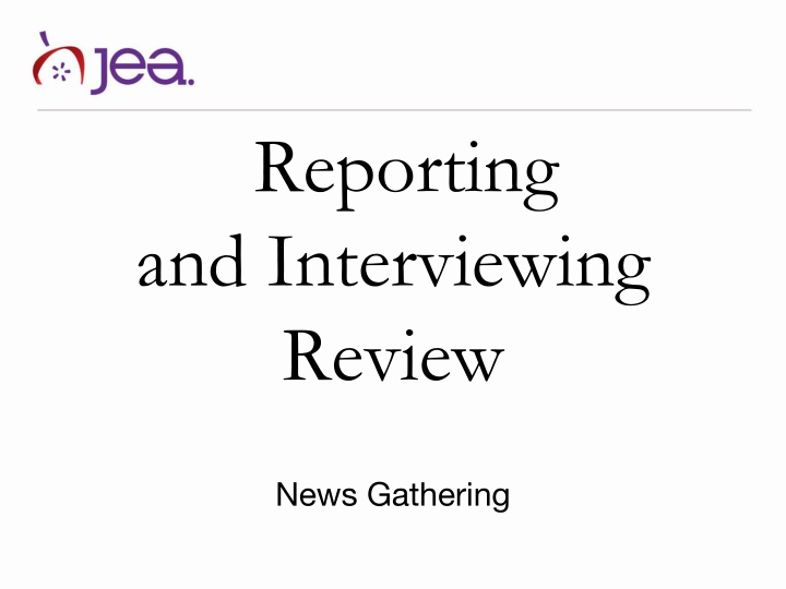 Effective Interviewing Techniques for News Gathering