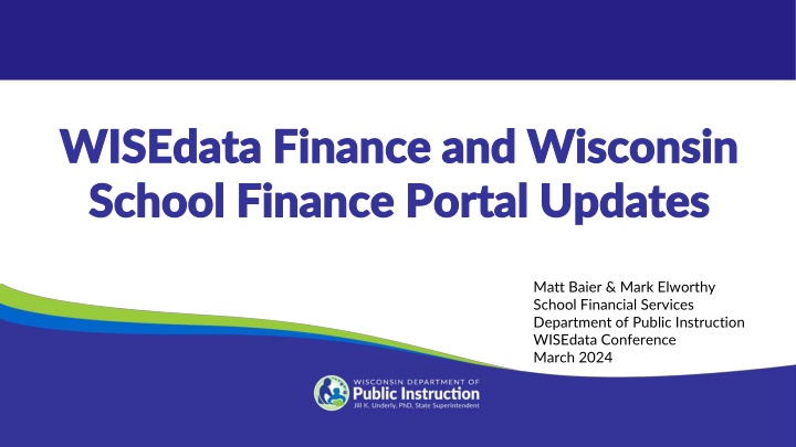 WISEdata Finance and WUFAR in Wisconsin School Finance Updates