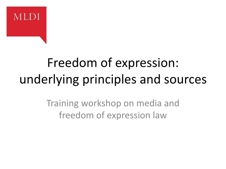 Importance of Freedom of Expression and Media in Society