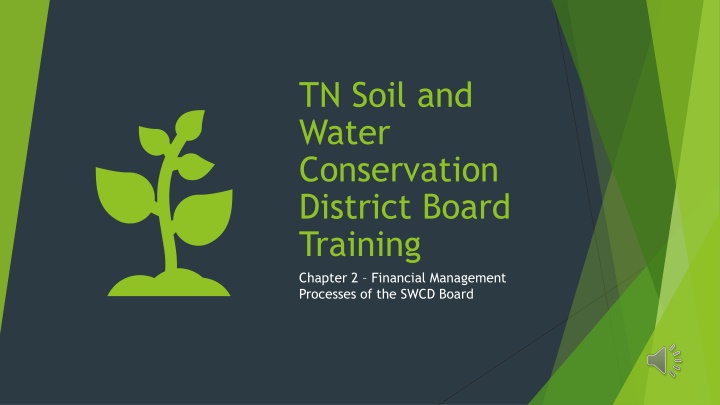 Financial Management Processes of Soil and Water Conservation District Board