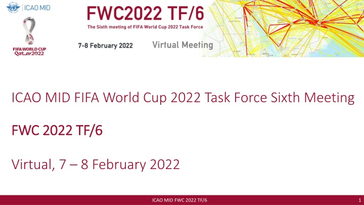ICAO MID FIFA World Cup 2022 Task Force Sixth Meeting