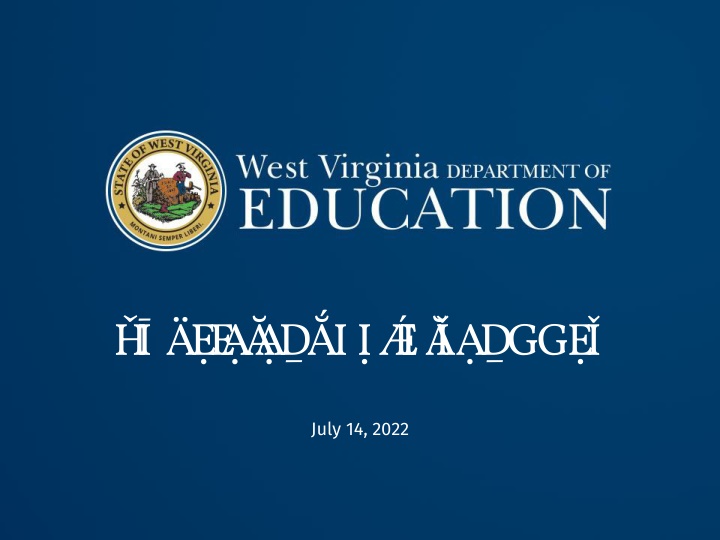 Overview of Public Charter Schools in West Virginia