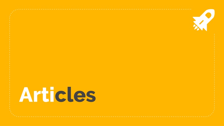 Articles in English Grammar