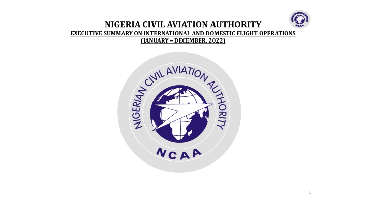 Nigeria Civil Aviation Authority Executive Summary 2022 Flights