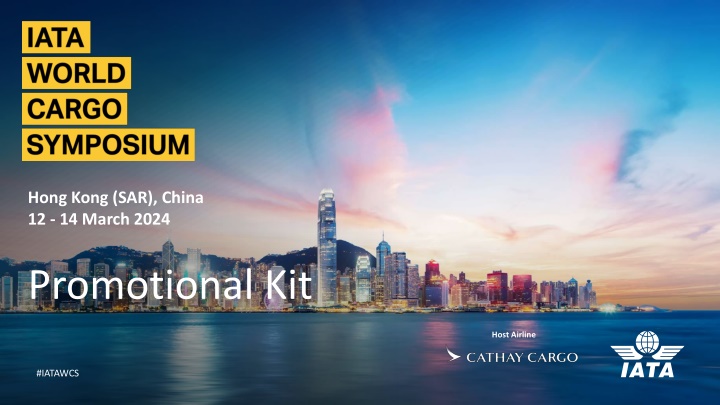 Promotional Kit for WCS 2024 in Hong Kong, China
