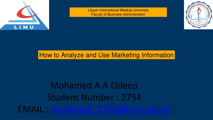 How Companies Analyze and Use Marketing Information
