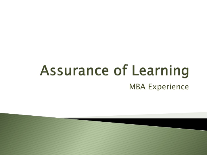 Comprehensive MBA Experience and Analysis