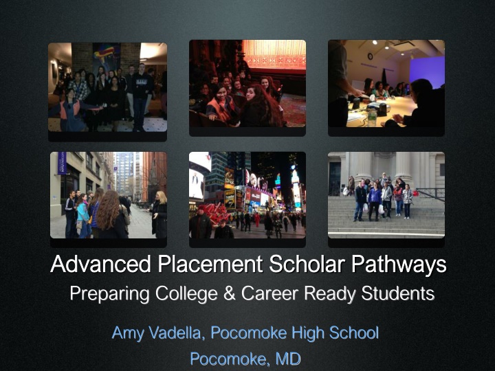 Advanced Placement Scholar Pathways: College & Career Readiness