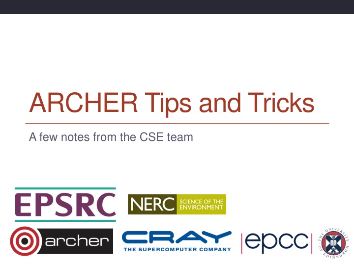 ARCHER Tips and Tricks: Enhancing Performance with Intel MKL and HyperThreads