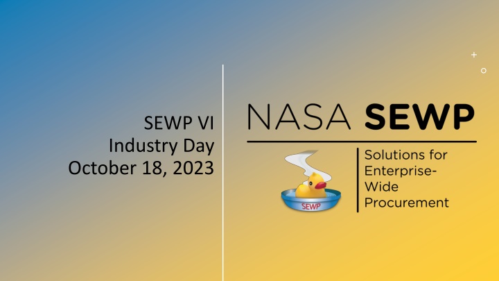 SEWP Program at a Glance