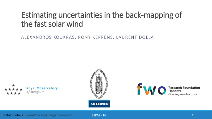 Estimating Uncertainties in Solar Wind Back-Mapping