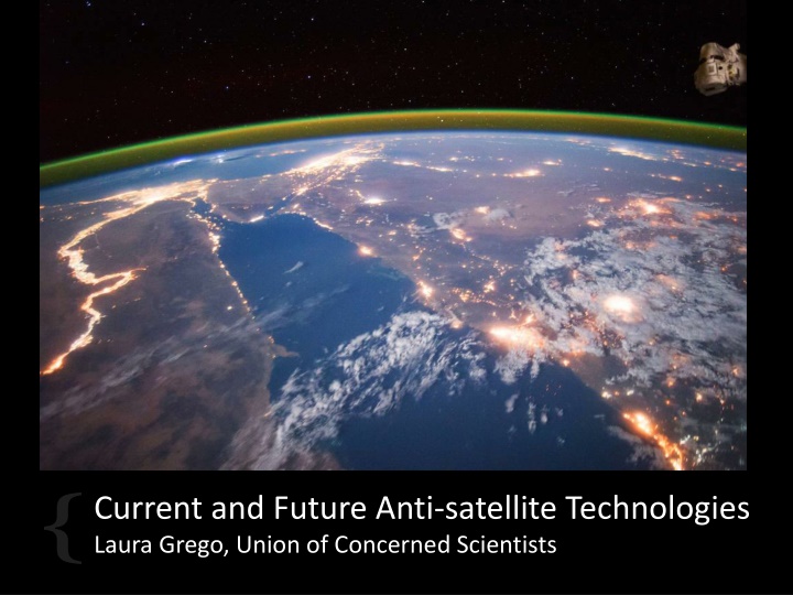 Current and Future Anti-satellite Technologies Overview