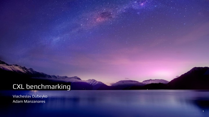CXL Benchmarking Framework for Memory Optimization