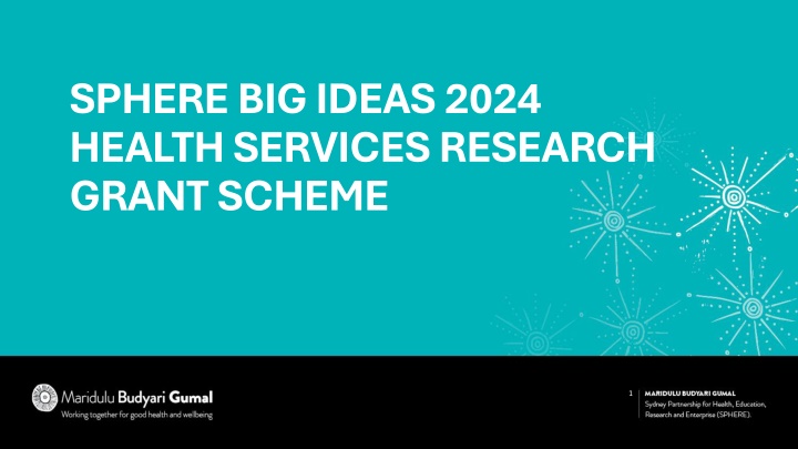 SPHERE 2024 Health Services Research Grant Scheme