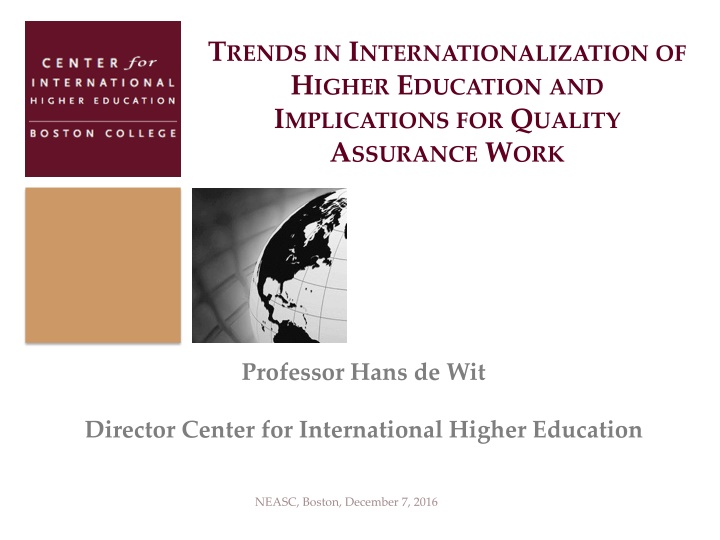 Trends in Internationalization of Higher Education and Implications for Quality Assurance